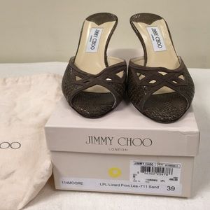 ⛔️REDUCED⛔️ Jimmy Choo Moore Lizard Print Shoes
